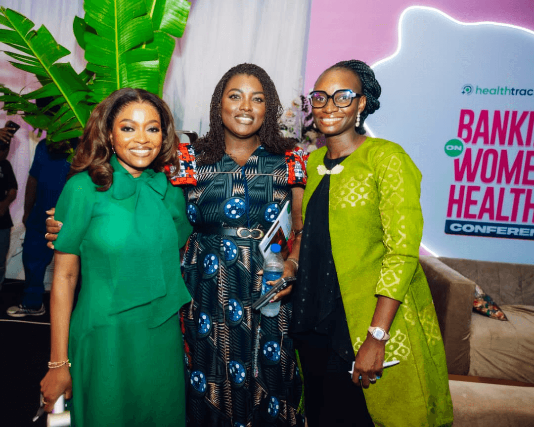 Dr Faith with colleagues at a women’s health conference